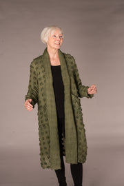 Dev Reversible Jacket in Beautifully Hand Woven Tusser Wool