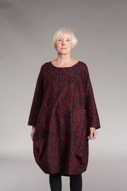 Roshan Dress Hand Block Printed Sustainable Moss Crepe Was £129 - Now £105!