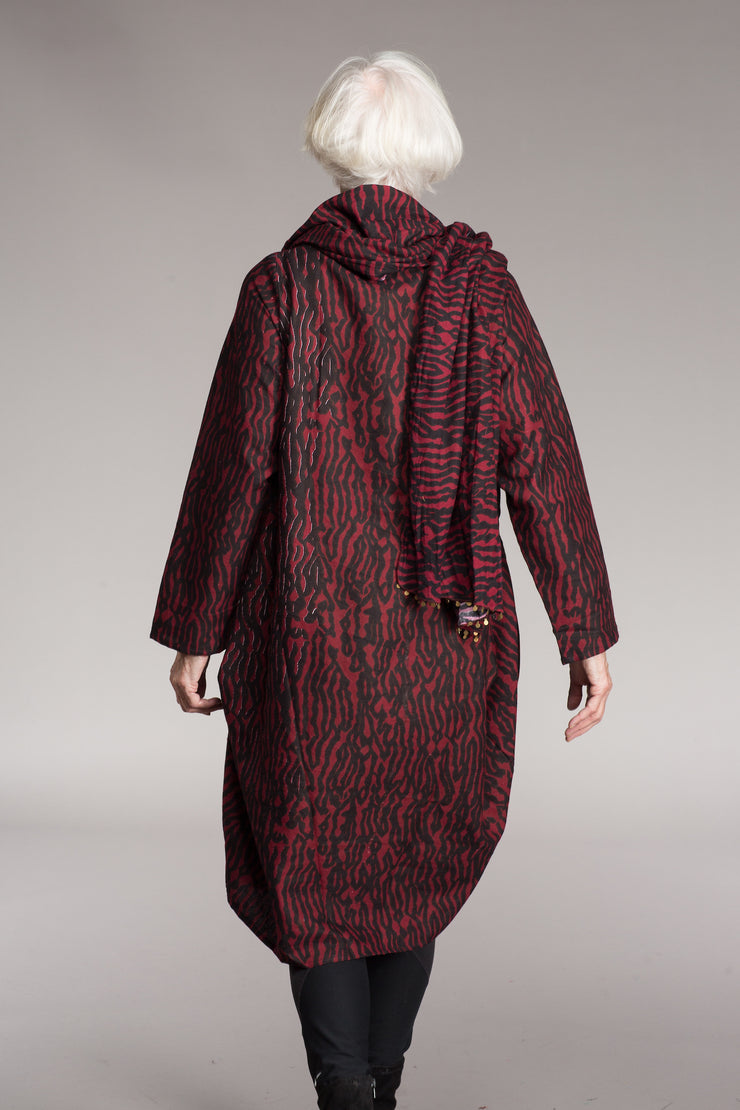 Roshan Dress Hand Block Printed Sustainable Moss Crepe Was £129 - Now £105!