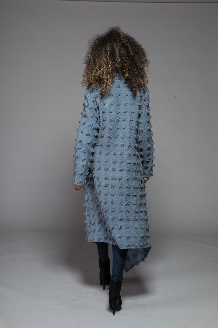 Nellore Jacket in Hand Dyed & Beautifully Woven Tusser Wool- Last Few!