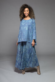 Sohar Top Hand Block Printed In Jersey - Was £89 Now Only £45!