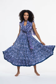 Amber Dress Hand Block Printed Pure Cotton Last One Size 18 to 22