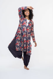 Nargis Jacket Hand Block Printed Pure Cotton Was £79 - Now Only £45 - Only Size S/M Left