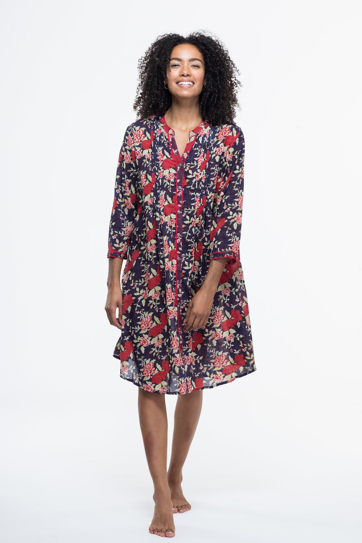 Shimla Tunic Hand Block Printed in Pure Cotton Last Few in S & M Only