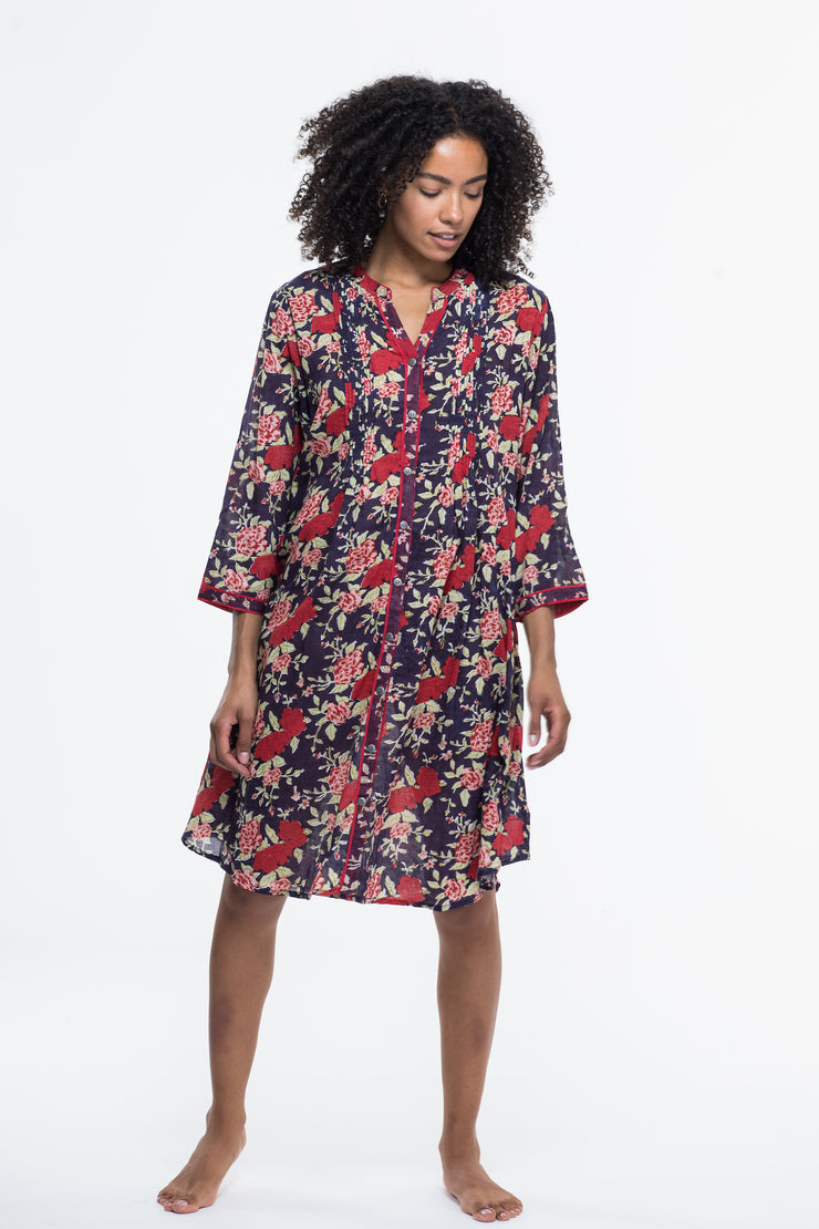 Shimla Tunic Hand Block Printed in Pure Cotton Last Few in S & M Only