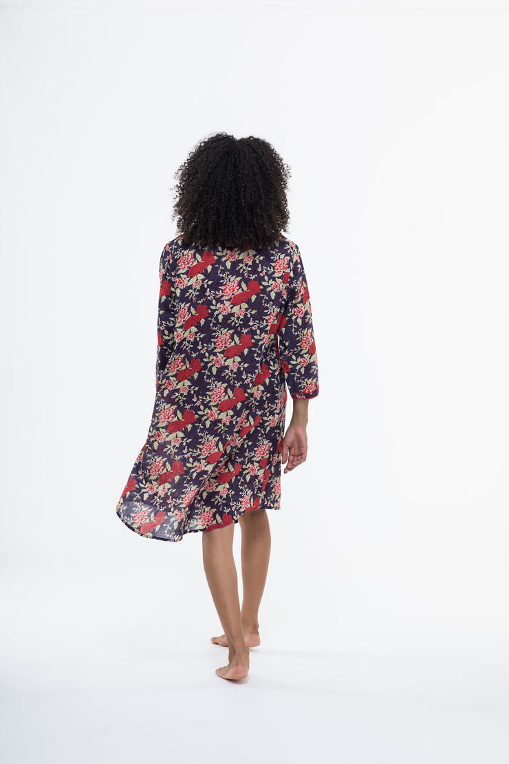 Shimla Tunic Hand Block Printed in Pure Cotton Last Few in S & M Only