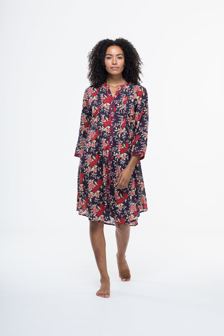 Shimla Tunic Hand Block Printed in Pure Cotton Last Few in S & M Only
