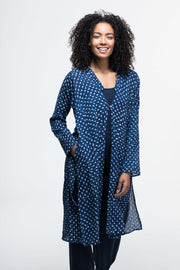 Nargis Jacket Hand Block Printed Pure Cotton Was £79 - Now Only £45 - Only Size S/M Left