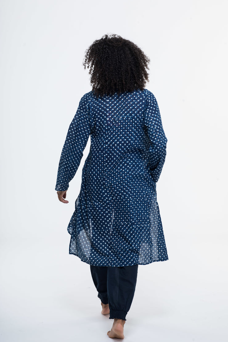 Nargis Jacket Hand Block Printed Pure Cotton Was £79 - Now Only £45 - Only Size S/M Left