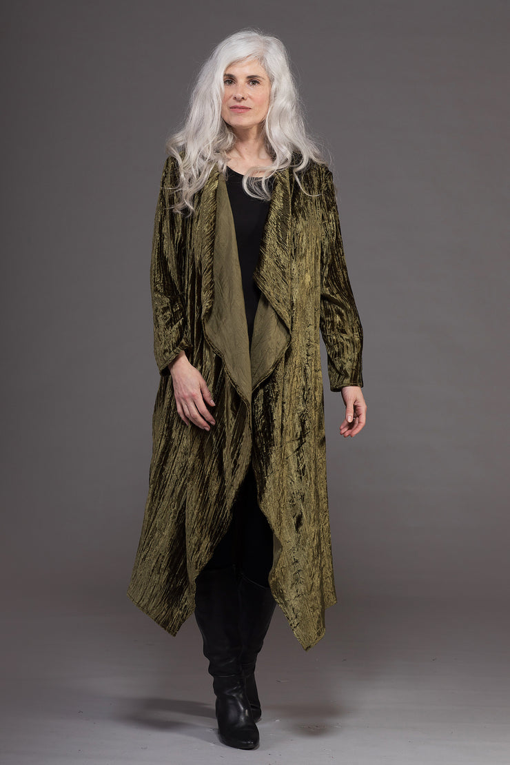 Nellore Jacket in Crushed Velvet - AW2022