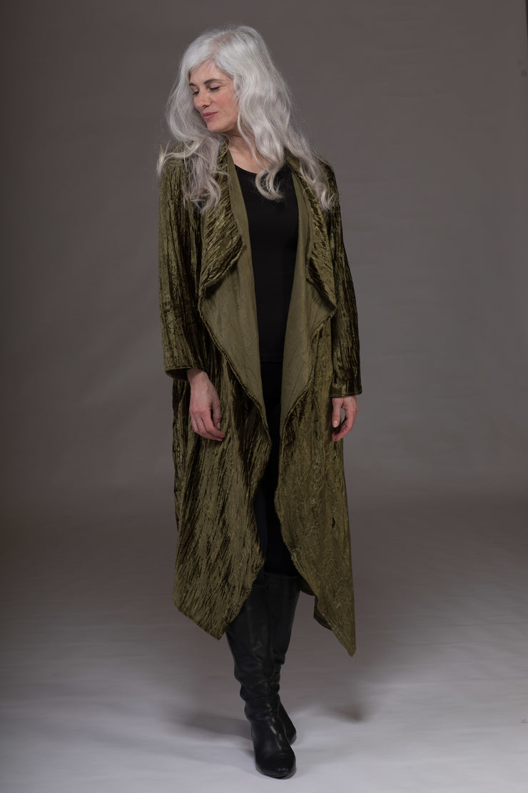Nellore Jacket in Crushed Velvet - AW2022