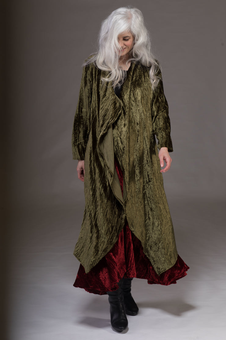 Nellore Jacket in Crushed Velvet - AW2022