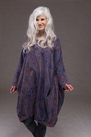 Farah Dress Hand Tie Dyed Shibori Jersey