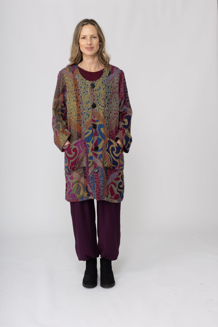 New Jani Reversible Cardigan Pure Merino Wool AW2025