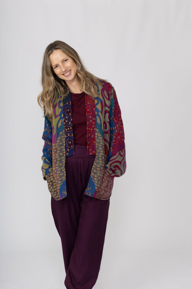 New Moksha Reversible Jacket in Pure Wool AW2025 Only S/M Left