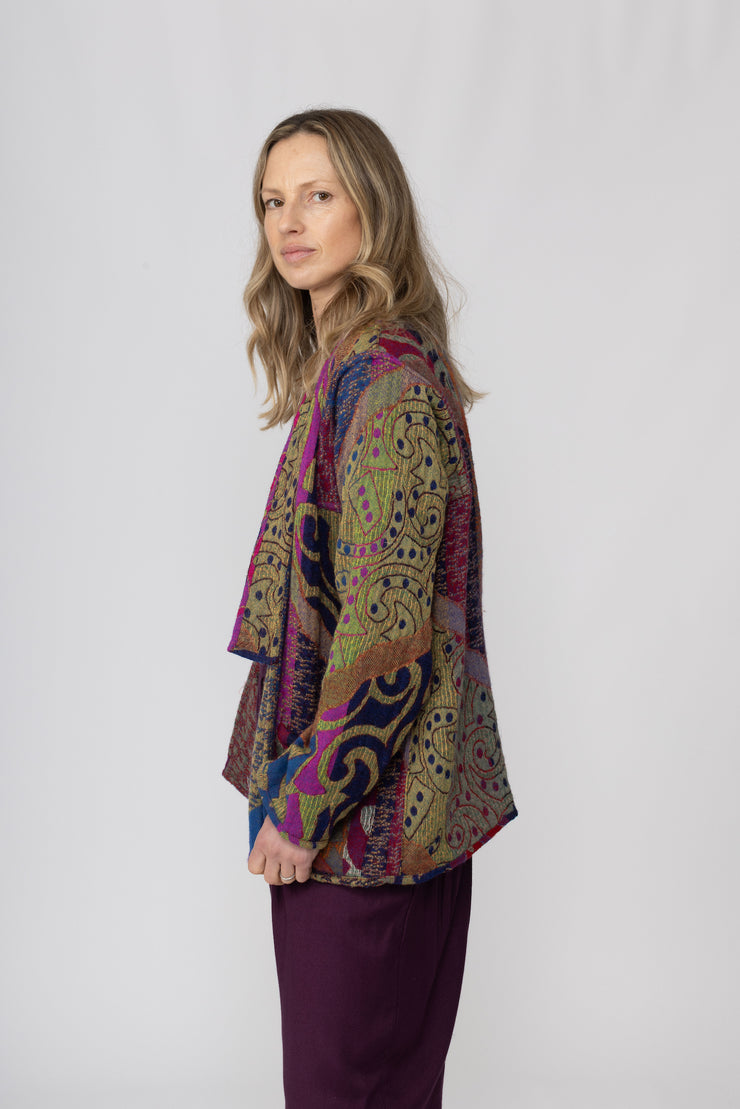 New Moksha Reversible Jacket in Pure Wool AW2025 Only S/M Left