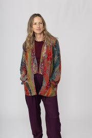 New Moksha Reversible Jacket in Merino Wool Last One in Size M/L