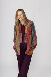 New Moksha Reversible Jacket in Merino Wool Last One in Size M/L