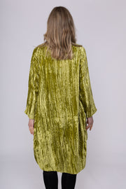 New Roshan Dress in Crushed Velvet  - AW2025
