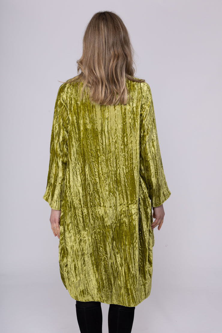 New Roshan Dress in Crushed Velvet  - AW2025