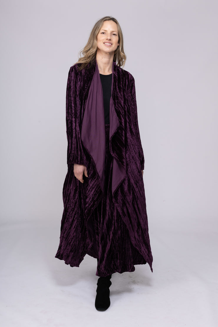New Asman Skirt  in Pure Crushed Velvet AW2025
