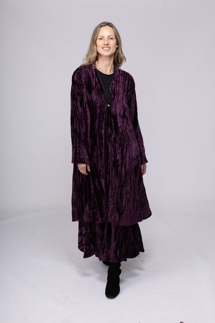 New Nargis Jacket In Crushed Velvet  AW2025 Last 1 left Size 10-12