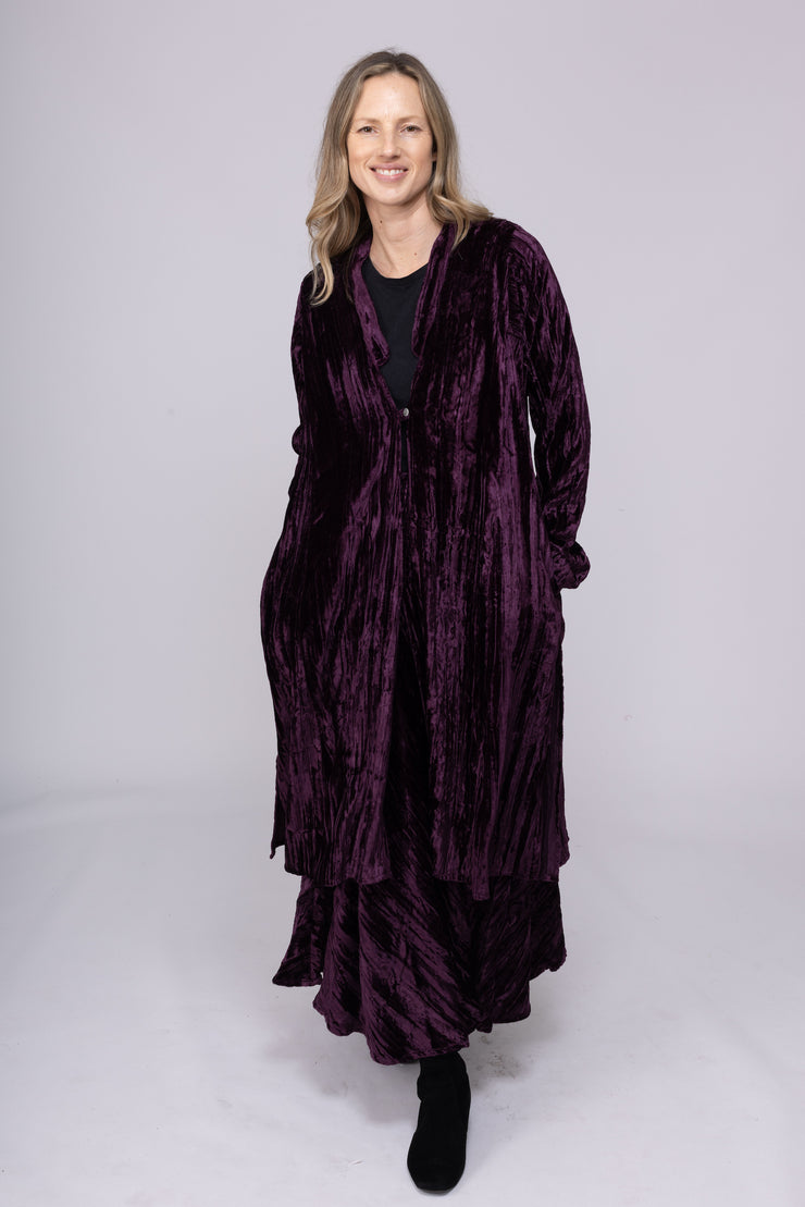 New Nargis Jacket In Crushed Velvet  AW2025 Last 1 left Size 10-12