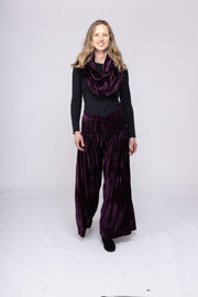 New Kajol Pants in Crushed Velvet  AW 2025 Only SM Left