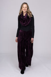 New Kajol Pants in Crushed Velvet  AW 2025 Only SM Left