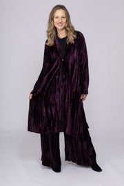 New Nargis Jacket In Crushed Velvet  AW2025 Last 1 left Size 10-12
