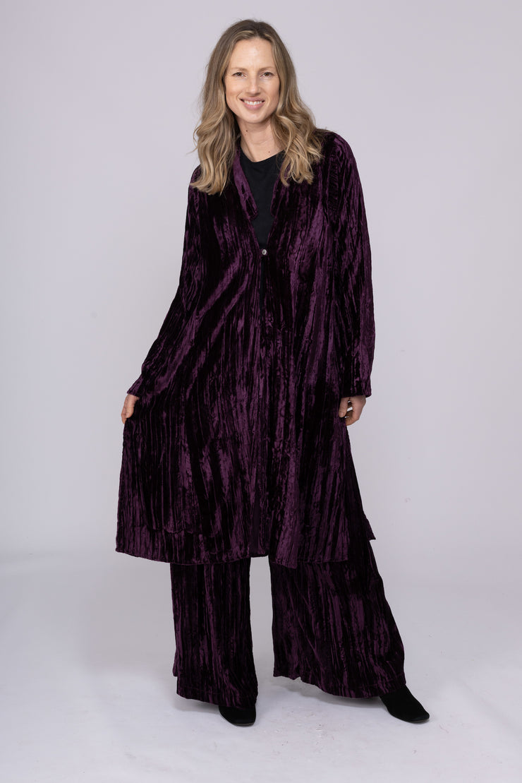 New Nargis Jacket In Crushed Velvet  AW2025 Last 1 left Size 10-12