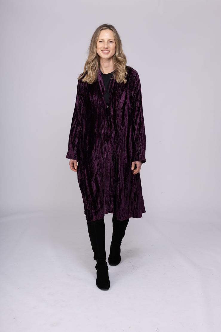 New Nargis Jacket In Crushed Velvet  AW2025 Last 1 left Size 10-12