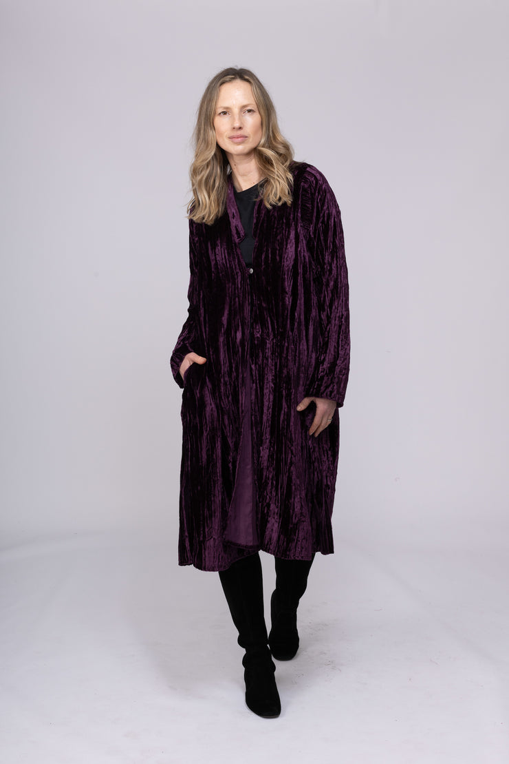 New Nargis Jacket In Crushed Velvet  AW2025 Last 1 left Size 10-12