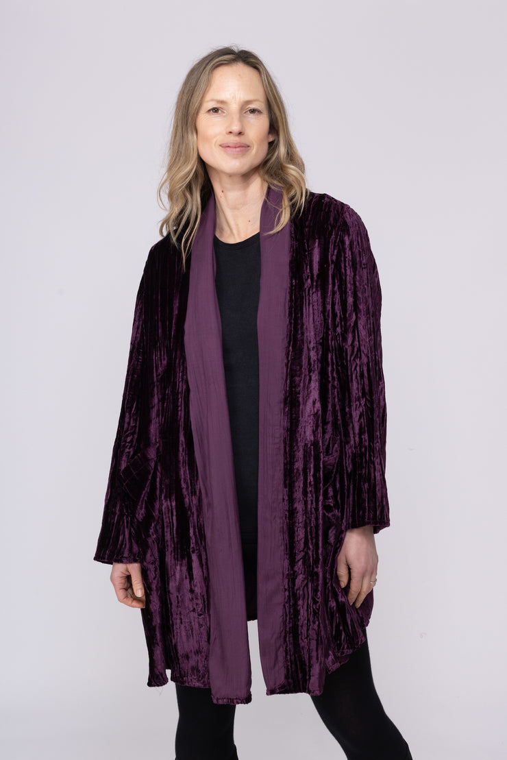 New Thar Jacket in Crushed Velvet AW2025 Only S/M Left