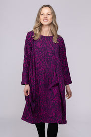 New Farah Dress Hand Block Printed Jersey  - AW2025 Only S/M Left
