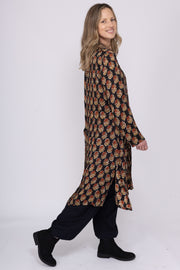 Bamboo Panel Tunic Hand Block Printed AW2025