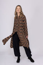 Bamboo Panel Tunic Hand Block Printed AW2025