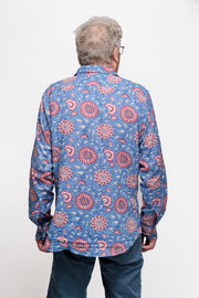 Nila's Unisex Shirt  Created using Hand Block Printed