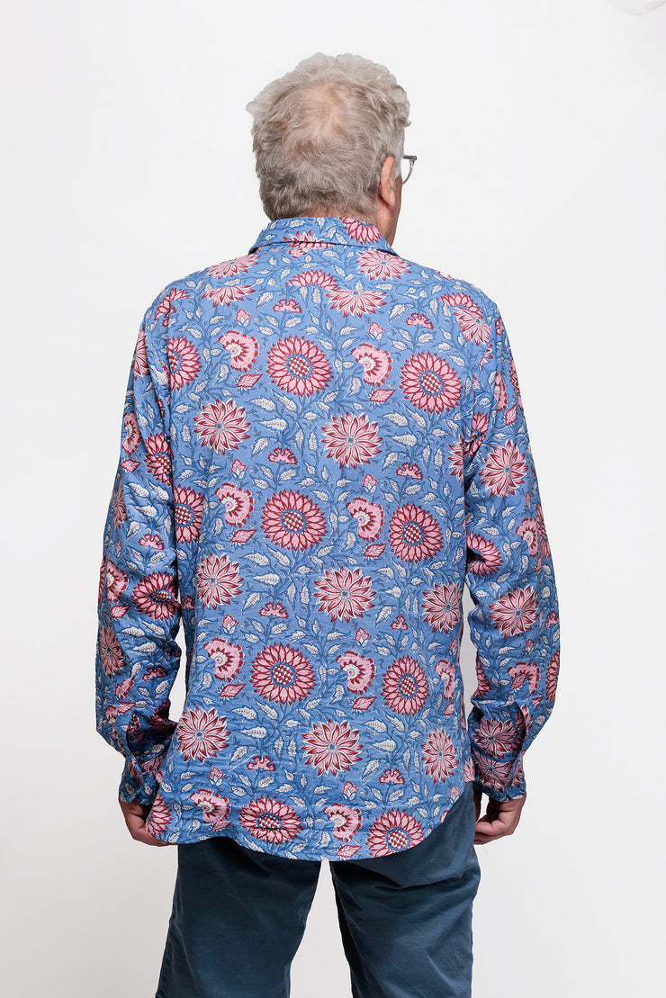 Nila's Unisex Shirt  Created using Hand Block Printed