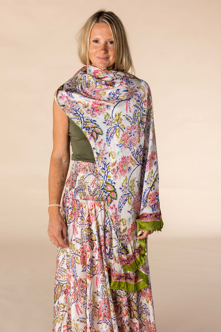 Hand Block Printed Bamboo Scarves SS2025