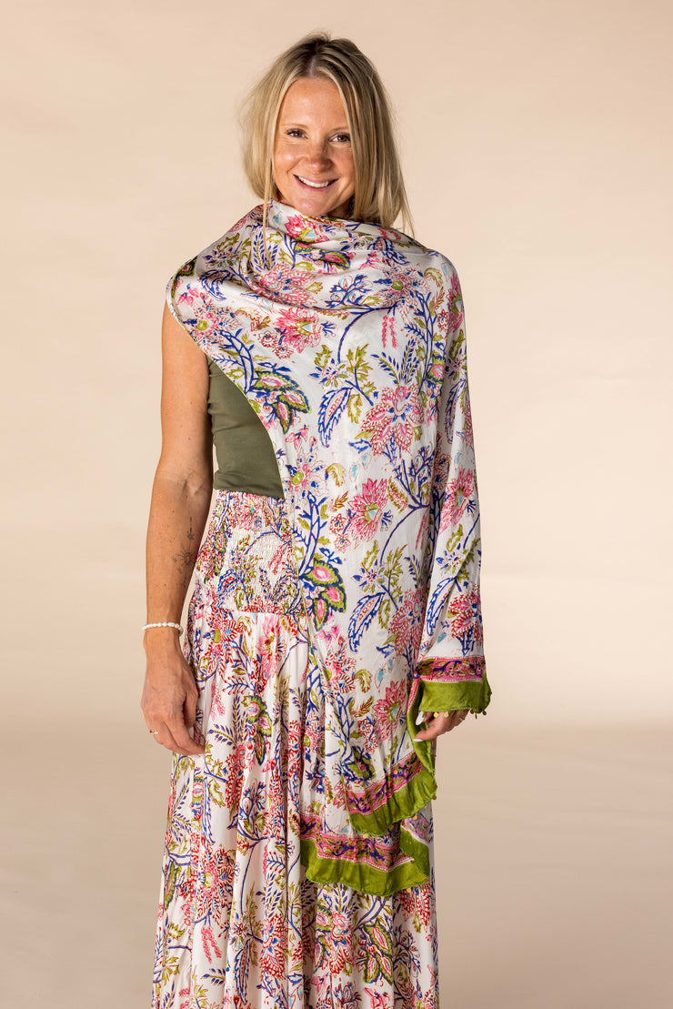 Hand Block Printed Bamboo Scarves SS2025