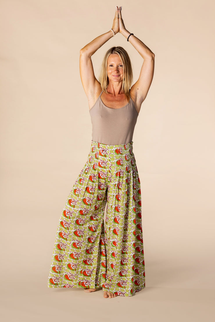 New Kajol Pants Hand Block Printed Pure Cotton SS2025