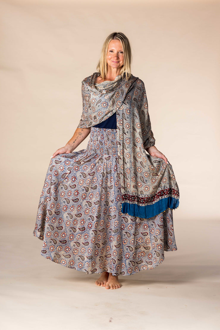 New Asman Skirts Hand Block Printed Bamboo- SS2025