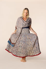 New 50 Panel Skirt in Pure Hand Block Printed Cotton SS2025