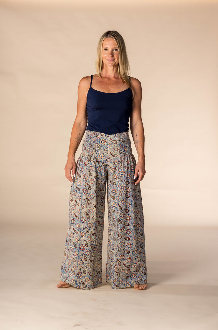 New Kajol Pants Hand Block Printed Pure Cotton SS2025
