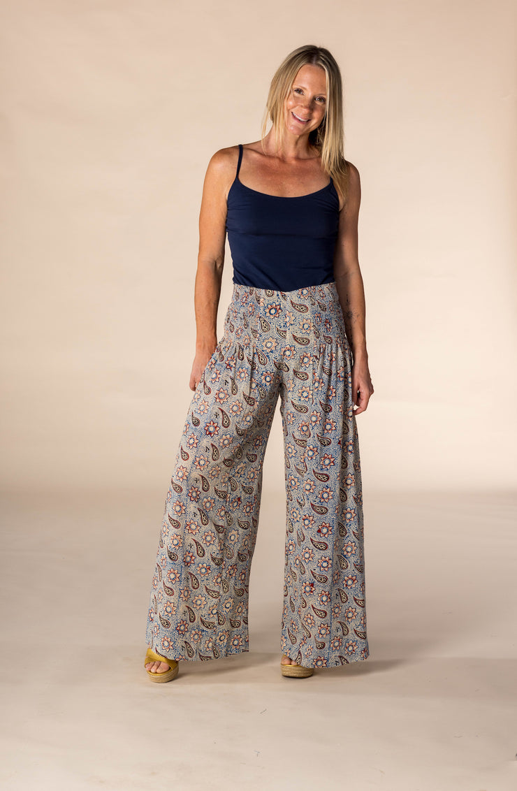 New Kajol Pants Hand Block Printed Pure Cotton SS2025