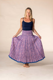 New 50 Panel Skirt in Pure Hand Block Printed Cotton SS2025