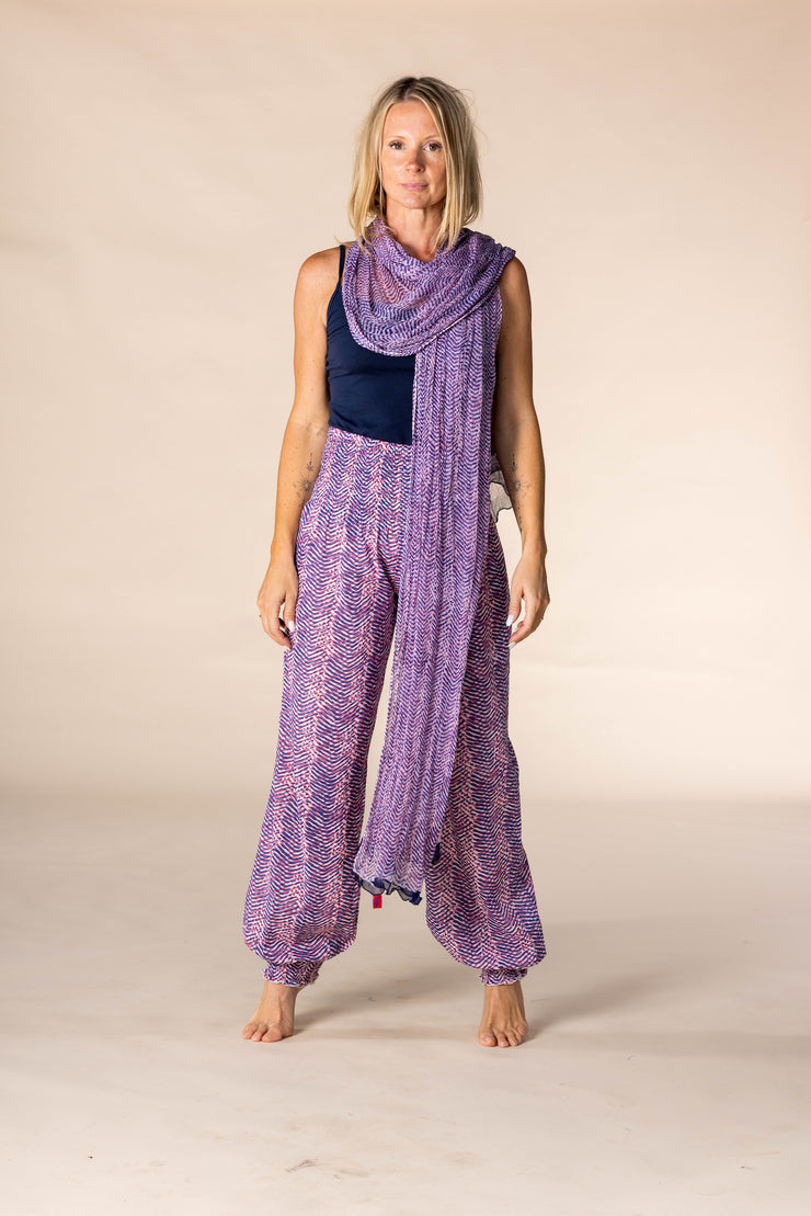 New Sahara Pants Hand-Block Printed in Pure Cotton SS2025