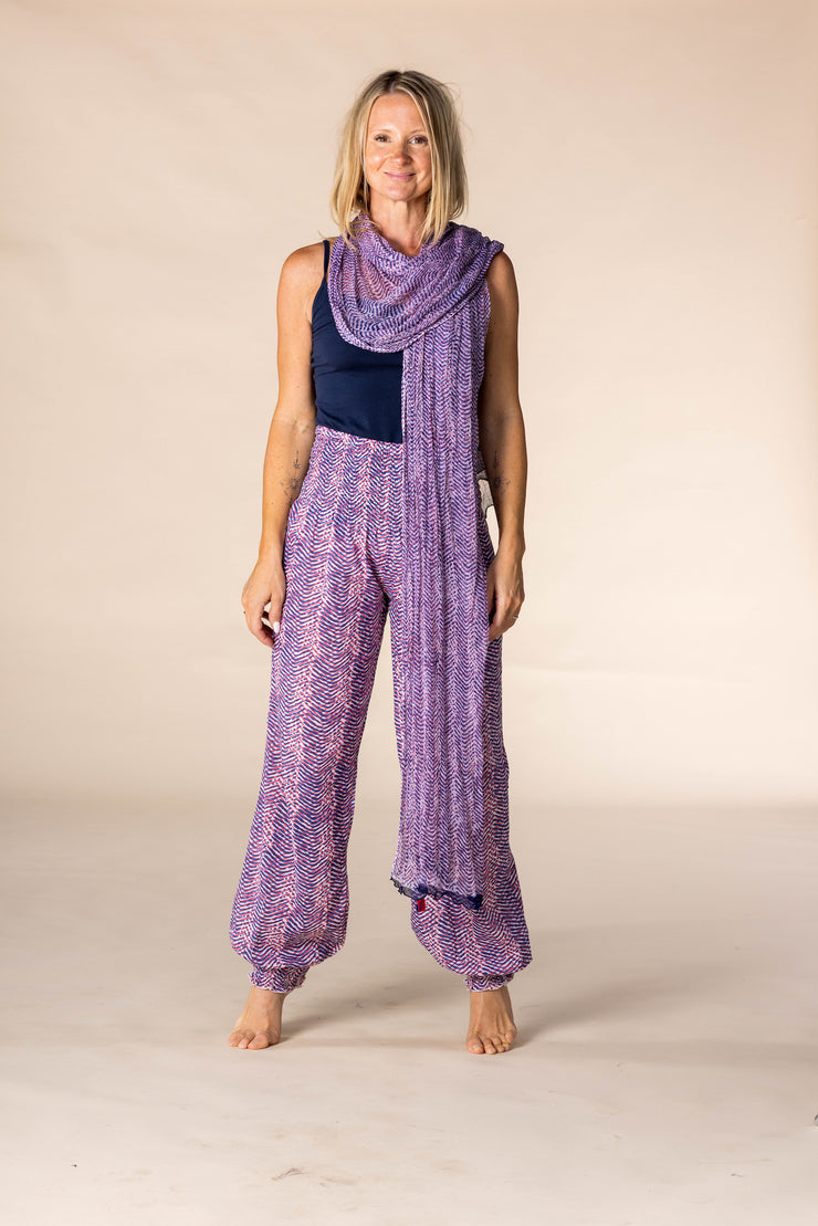 New Sahara Pants Hand-Block Printed in Pure Cotton SS2025
