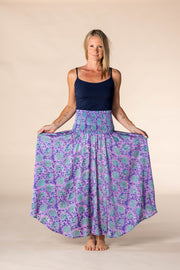 New 50 Panel Skirt in Pure Hand Block Printed Cotton SS2025